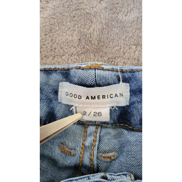 Good American Medium Wash Skinny Denim Jeans - Picture 3 of 4